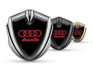 Audi Badge Autoadesivo Disegno Max Inox